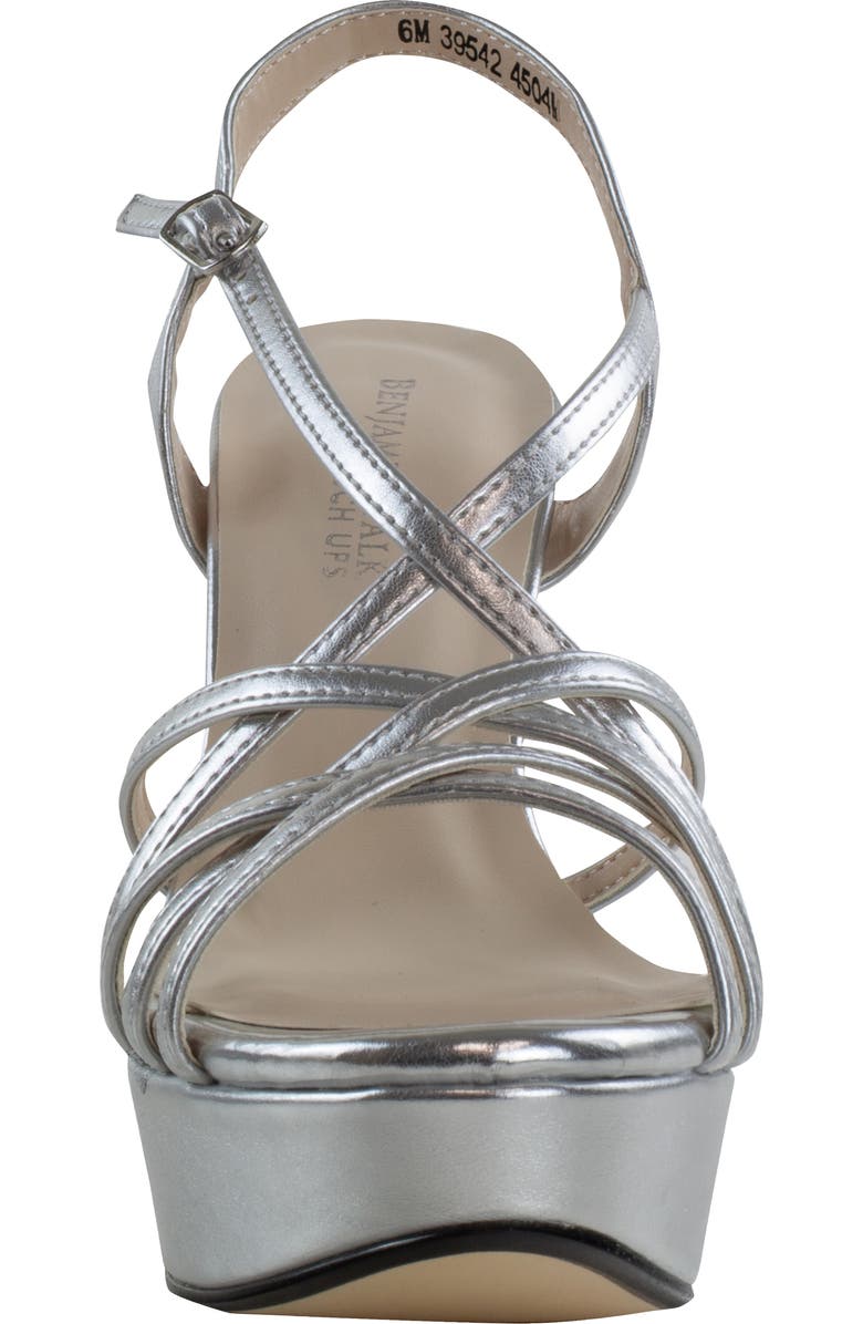 Touch Ups Wren Platform Sandal, Alternate, color, Silver