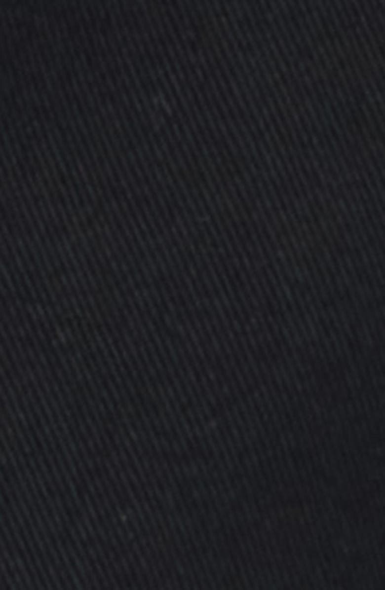 Topshop Pleated High Waist A-Line Twill Shorts, Alternate, color, Black