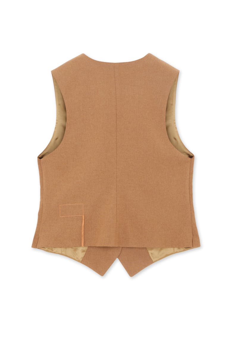 Fortela Demi Wool Vest, Alternate, color, Camel