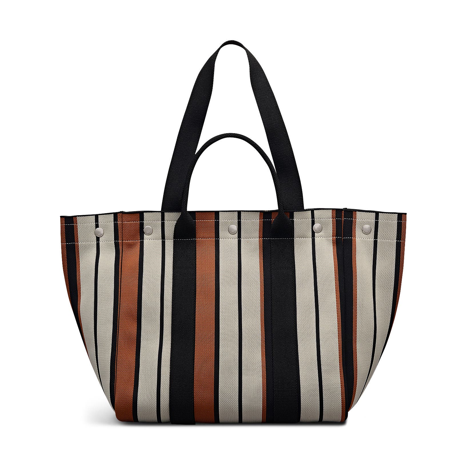 Radley Hadleigh Place - Stripe Large Open Top Tote Bag, Alternate, color, Snow