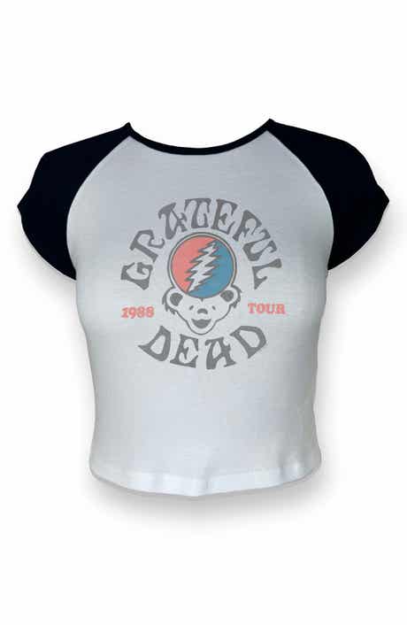 Junk Food Grateful Dead 1988 Tour Graphic Raglan Baby Tee