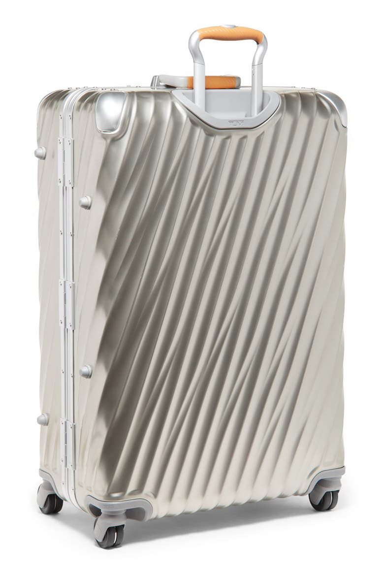 19 Degree Titanium Large Checked Luggage, Alternate, color, TITANIUM