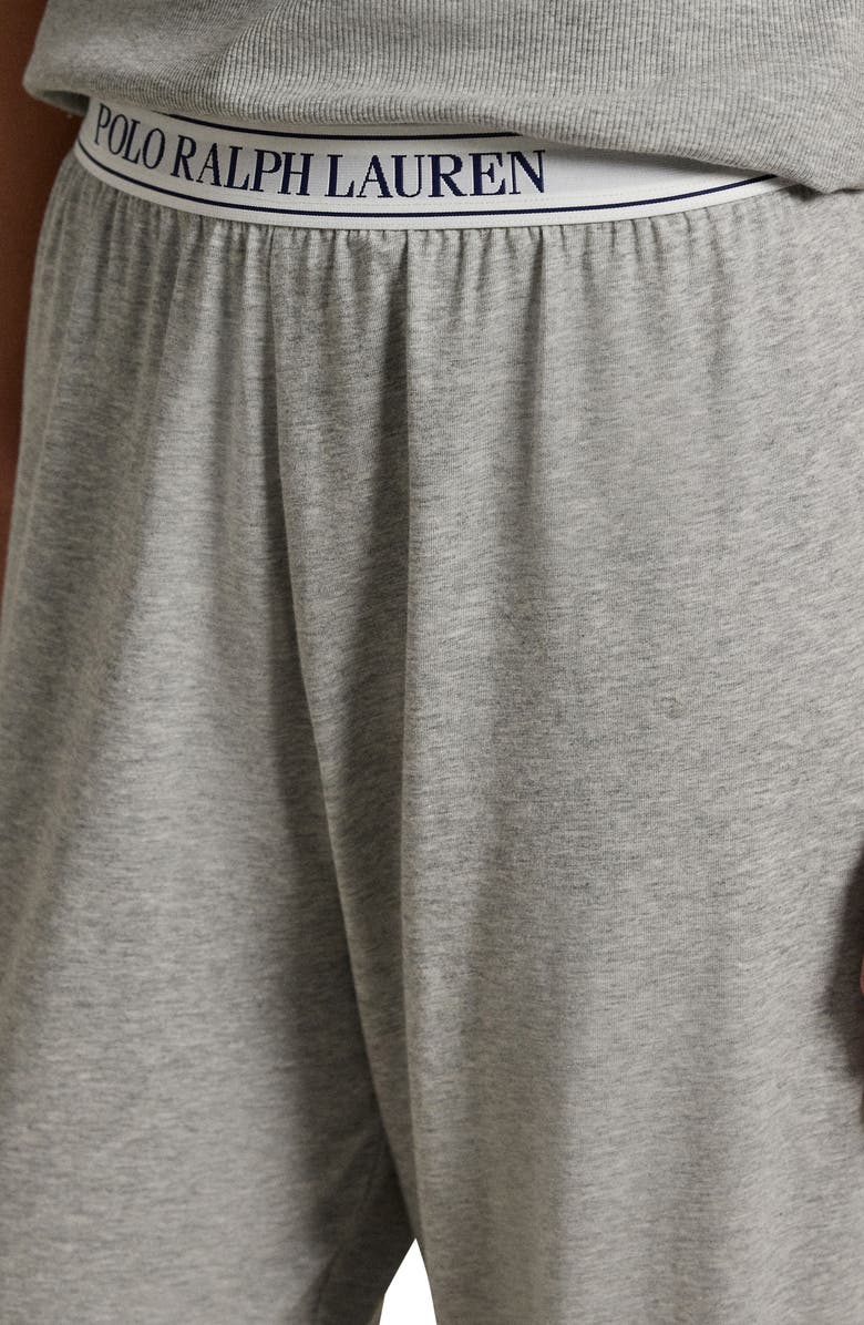 Polo Ralph Lauren Cotton Blend Jersey Pajama Pants, Alternate, color, Heather Grey