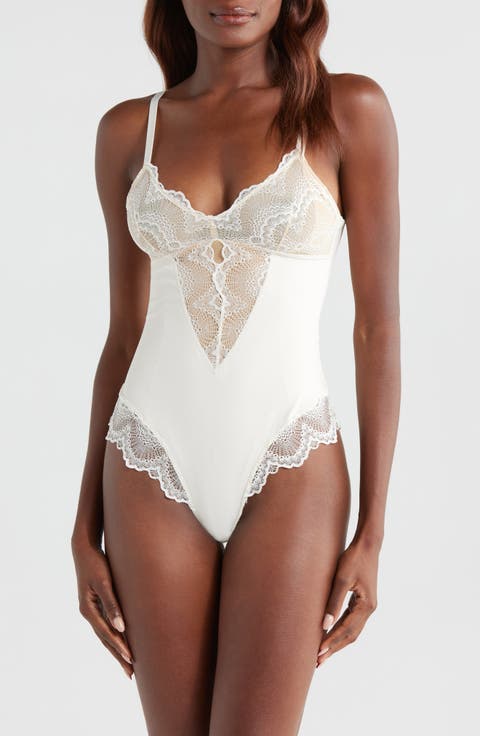 Sculpting Lace Shapewear Bodysuit (Regular & Plus)