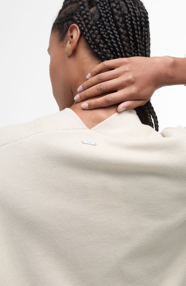 Barbour Coretta Double Face Cotton Cardigan, Alternate, color, 