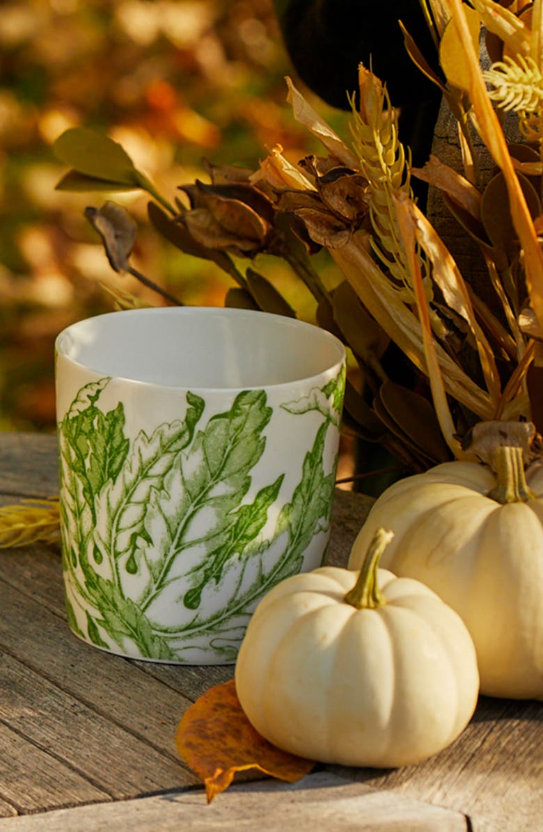 Caskata Freya Mug - Porcelain - Set 4, Alternate, color, Green