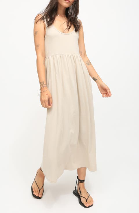 Isabel Cotton Jersey Midi Dress