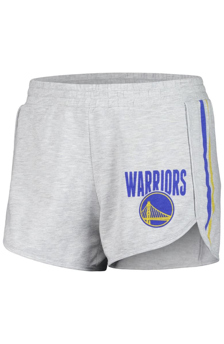 CONCEPTS SPORT Women's Concepts Sport Gray Golden State Warriors Cedar Long Sleeve T-Shirt & Shorts Sleep Set, Alternate, color, Gray