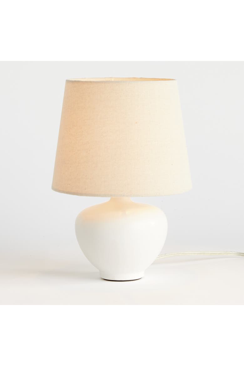 Nona Mini Table Lamp, Main, color, White
