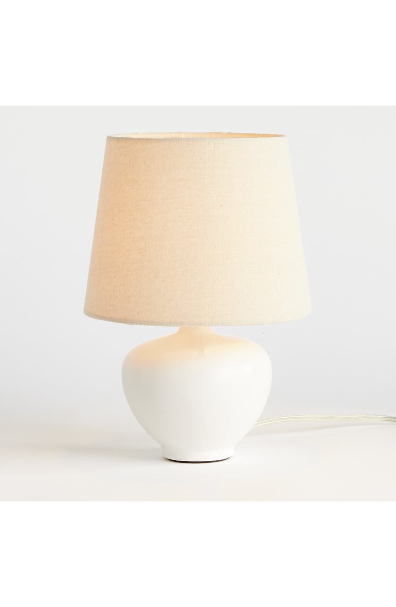 Napa Home & Garden Nona Mini Table Lamp, Main, color, White