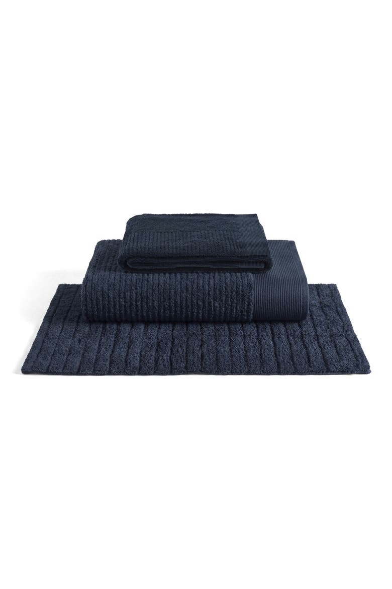 Classic 5-Piece Cotton Towel Set, Main, color, DARK BLUE