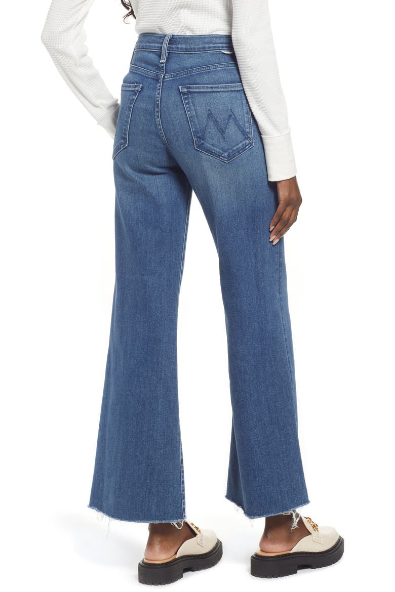 The Tomcat Roller Raw Hem Wide Leg Jeans, Alternate, color, LOVE ME TILL TOMORROW