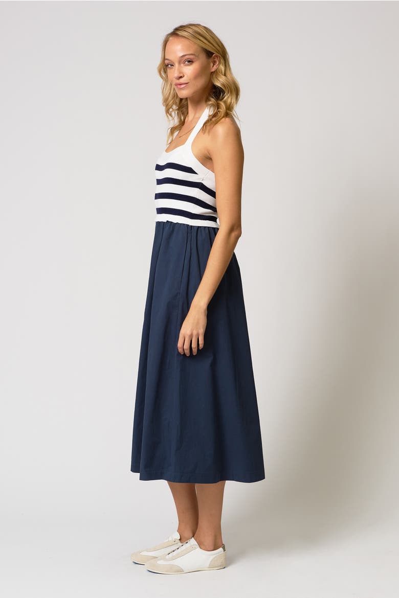 Ralph Halter Two For Dress, Alternate, color, NAVY