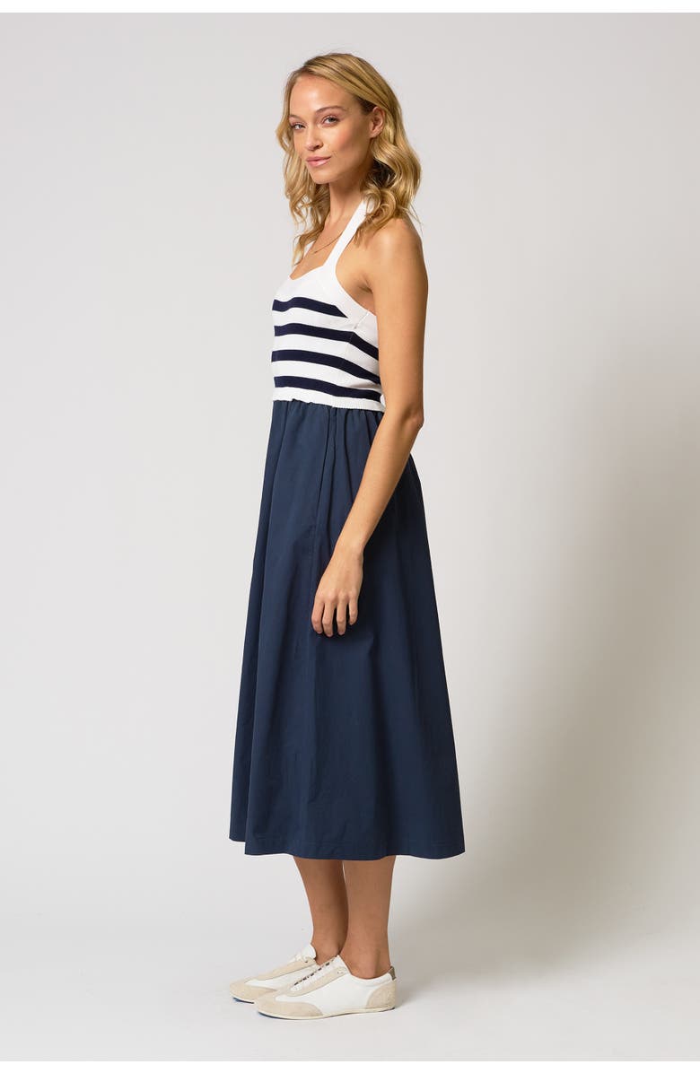 Central Park West Ralph Halter Two For Dress, Alternate, color, Navy