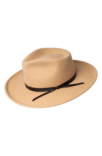 Bailey Colvin Wool Fedora In Brown