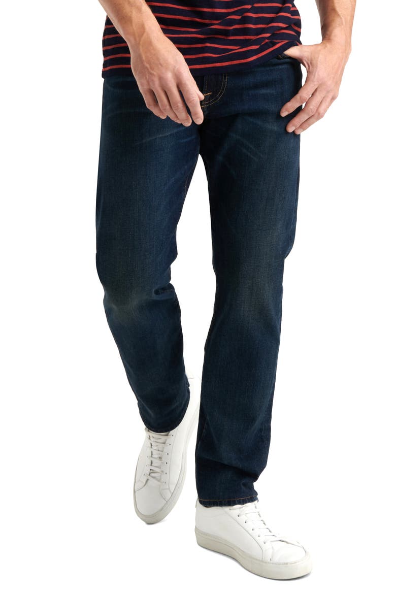 121 Slim Straight Leg Jeans, Main, color, MANTECA