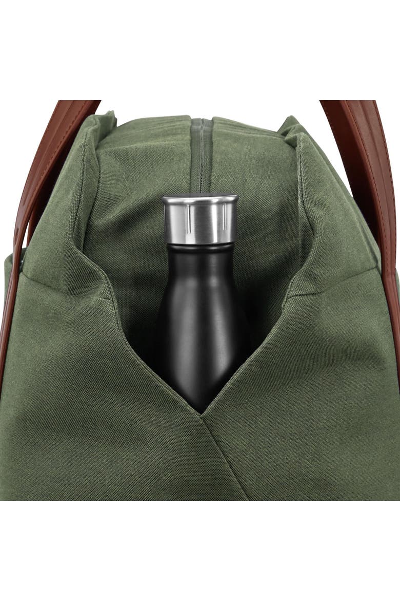 Virtuosa 2 Piece Set Weekender & 21" Carry On Luggage, Alternate, color, Pine Green