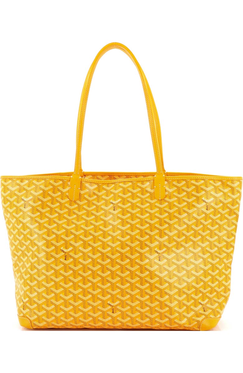 Pre-Owned Goyard Artois Tote Coated Canvas MM, Main, color, Yellow