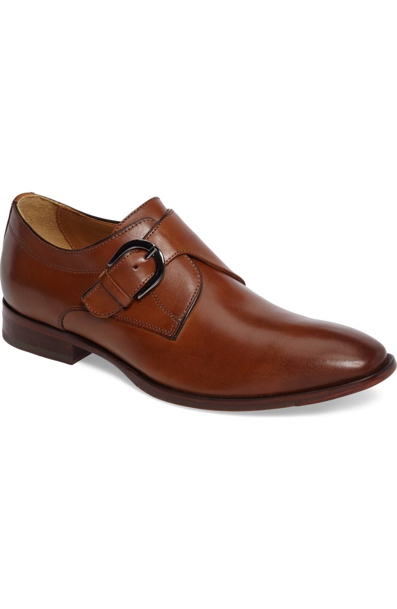Johnston & Murphy McClain Monk Strap Shoe, Main, color,