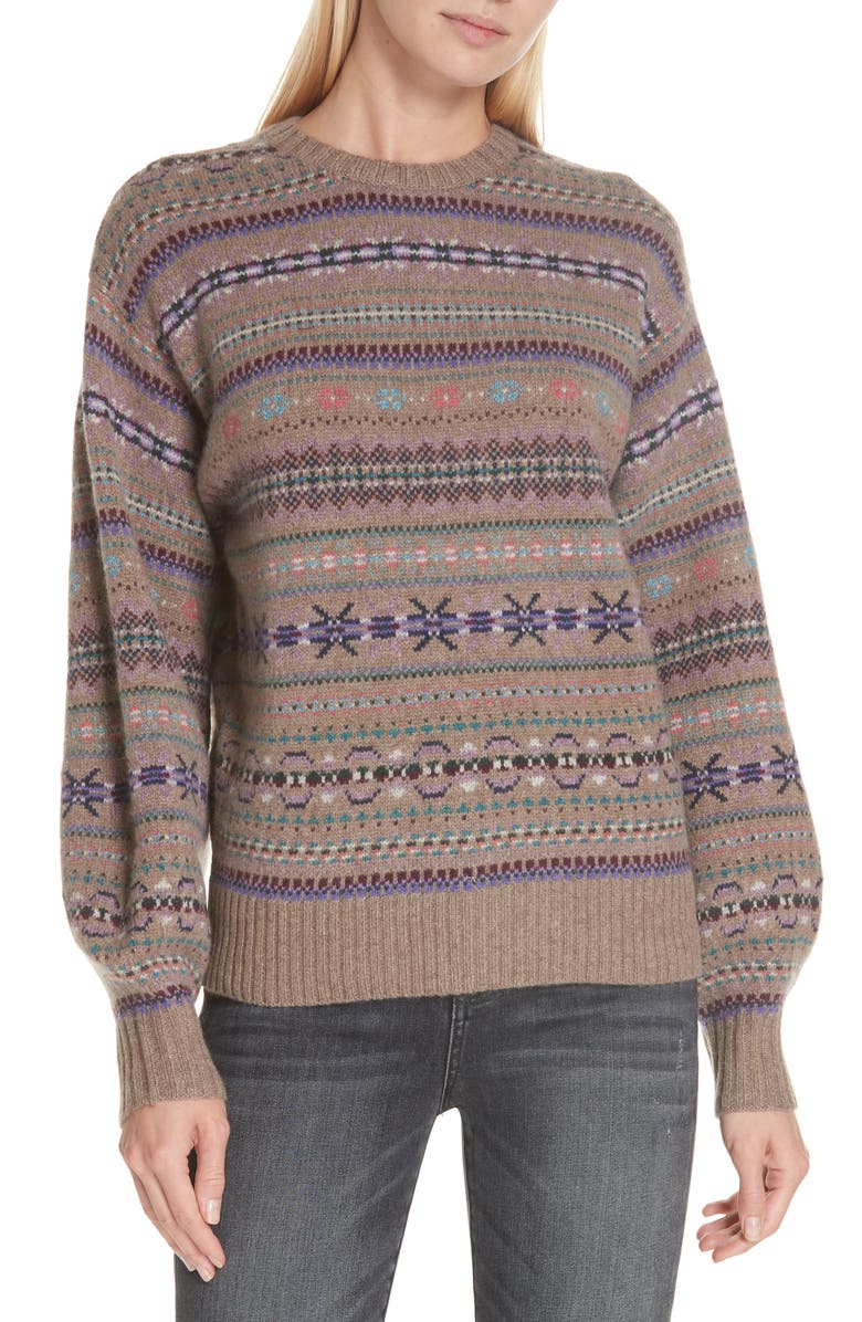 Polo Ralph Lauren Wool Blend Fair Isle Sweater, Main, color,