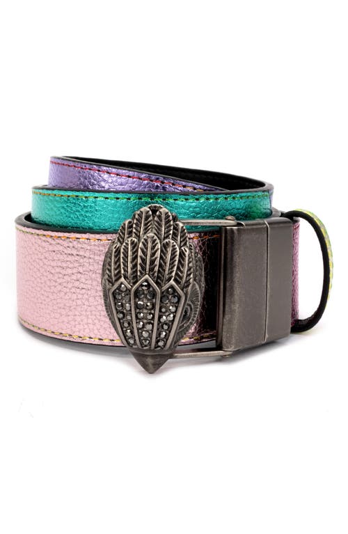 KURT GEIGER KURT GEIGER LONDON REVERSIBLE LEATHER BELT