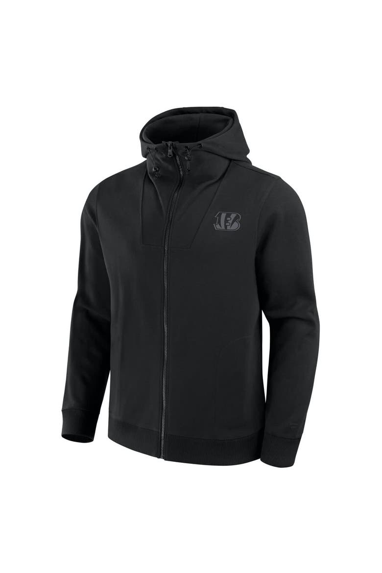 Unisex Fanatics  Black Cincinnati Bengals Front Office Full-Zip Hoodie, Alternate, color, Black