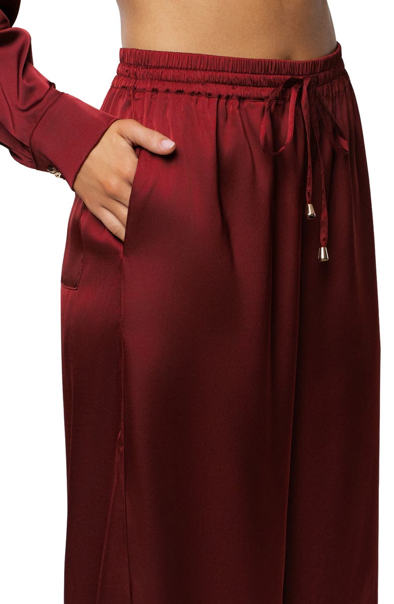 JLUXLABEL Sunny Day Wide Leg Pants, Alternate, color, Red