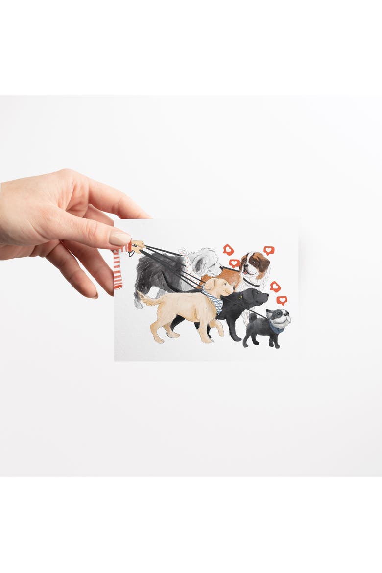 Everyday Greeting Card Pack (3ct) "Lab, Dog Walking, Retriever", Alternate, color, Multi-Pack
