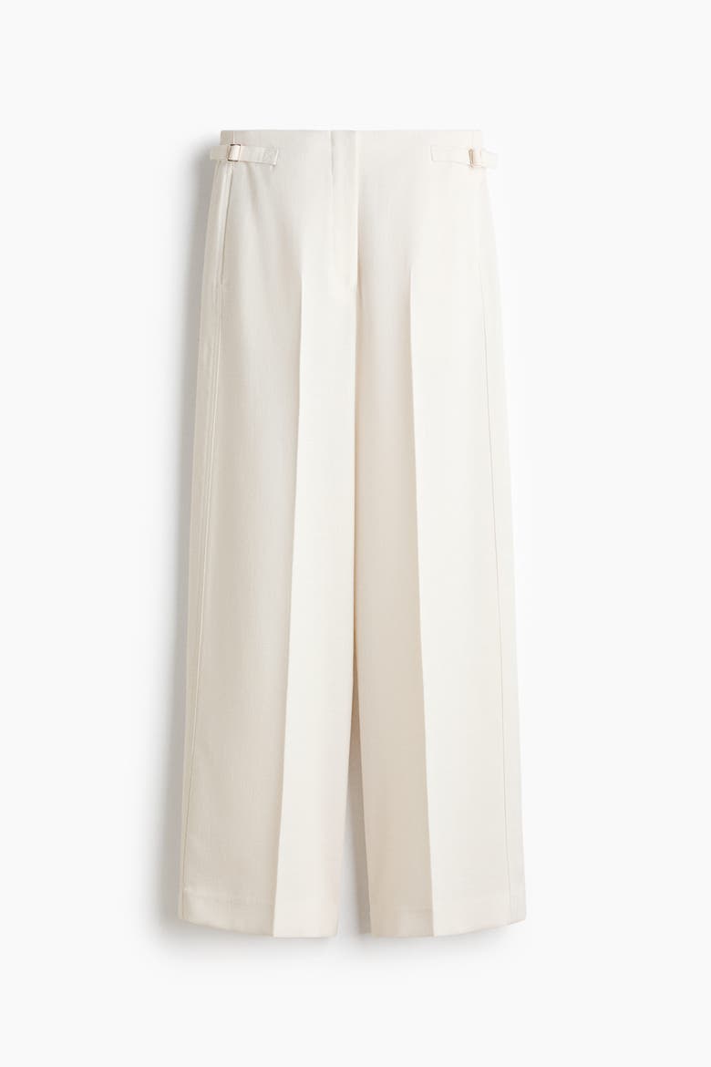 Wide-leg Dress Pants, Alternate, color, Cream