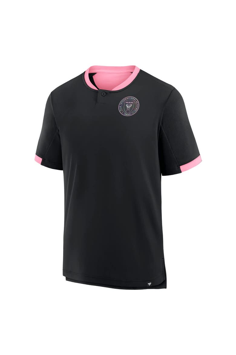 Men's Fanatics Black Inter Miami CF Stoppage Time Striker T-Shirt, Alternate, color, Black