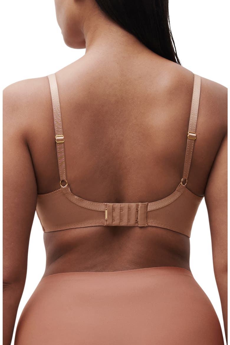 Rive Gauche Full Coverage Underwire Bra, Alternate, color, COFFEE LATTE/ ROSE AUTH-C19