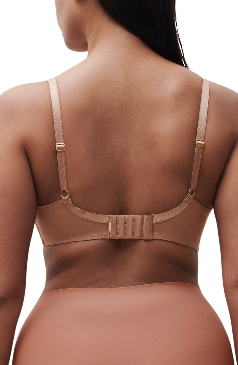 Chantelle Lingerie Rive Gauche Full Coverage Underwire Bra, Alternate, color, Coffee Latte/ Rose Auth-C19