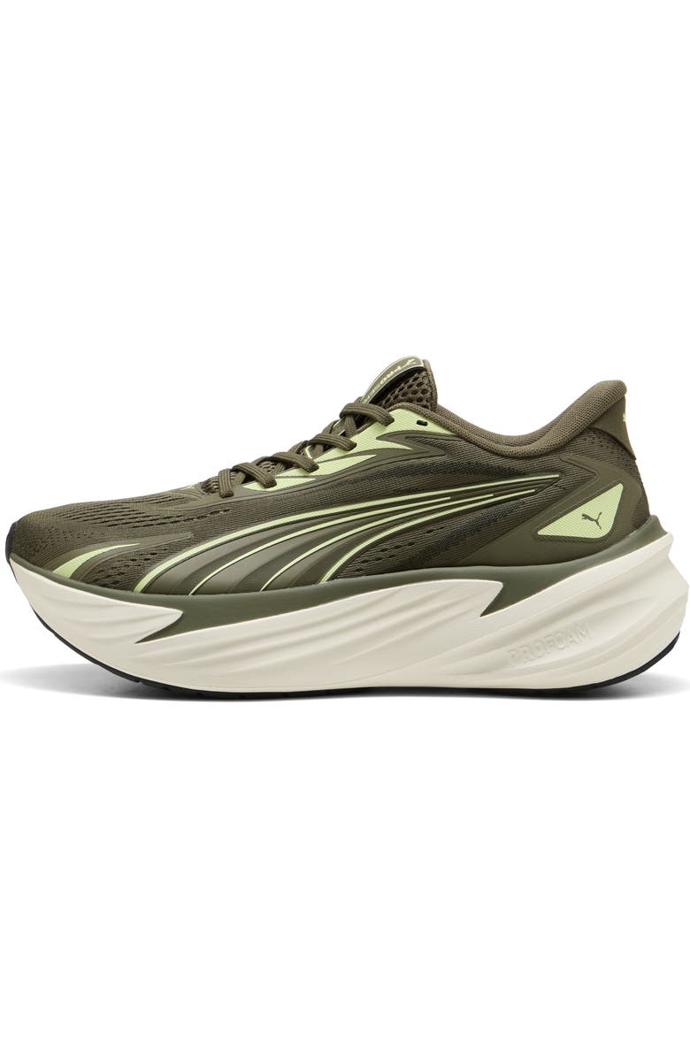 PUMA Maxima Pro Running Sneaker, Alternate, color, Loden Green/ Apple Spritz