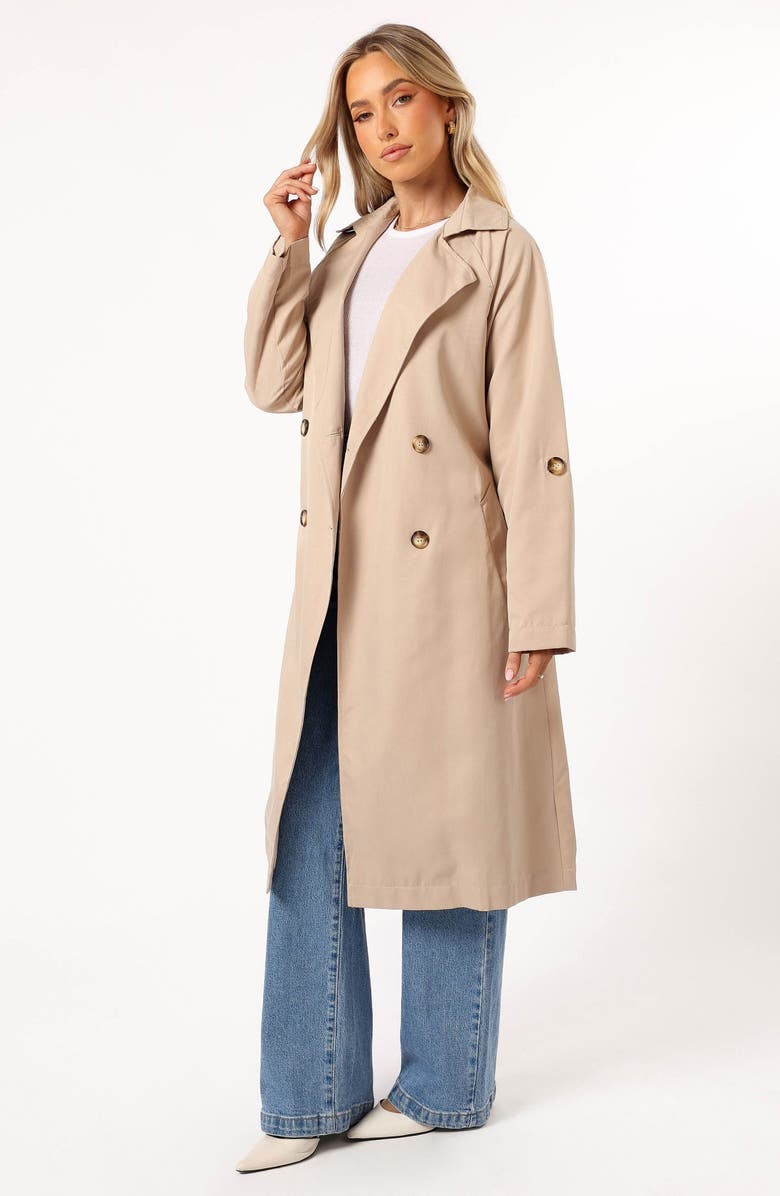 Petal & Pup Montana Trench Coat, Alternate, color, Beige