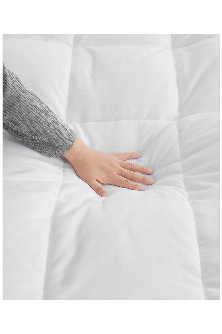 Devon Comforter, Alternate, color, WHITE
