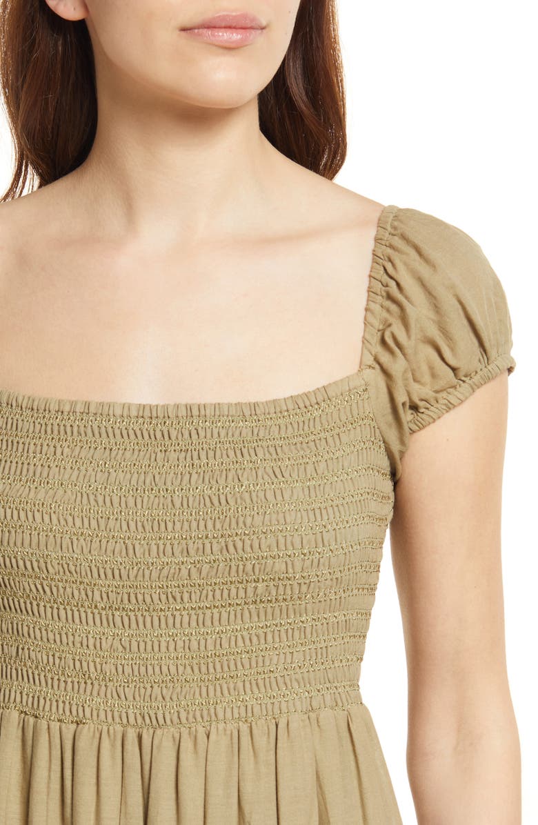 AREA STARS Olivia Tiered Cotton Maxi Dress, Alternate, color, 