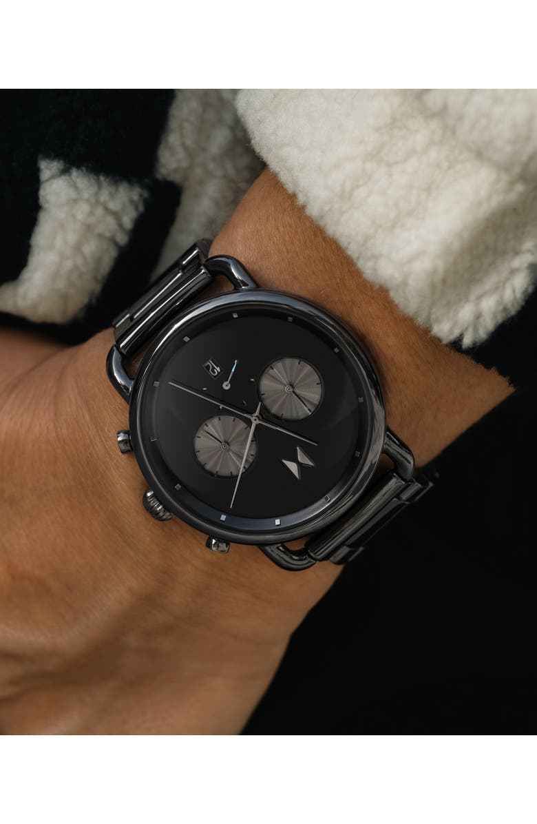 MVMT WATCHES Blacktop II Ceramic Bracelet Watch, 47mm, Alternate, color, 