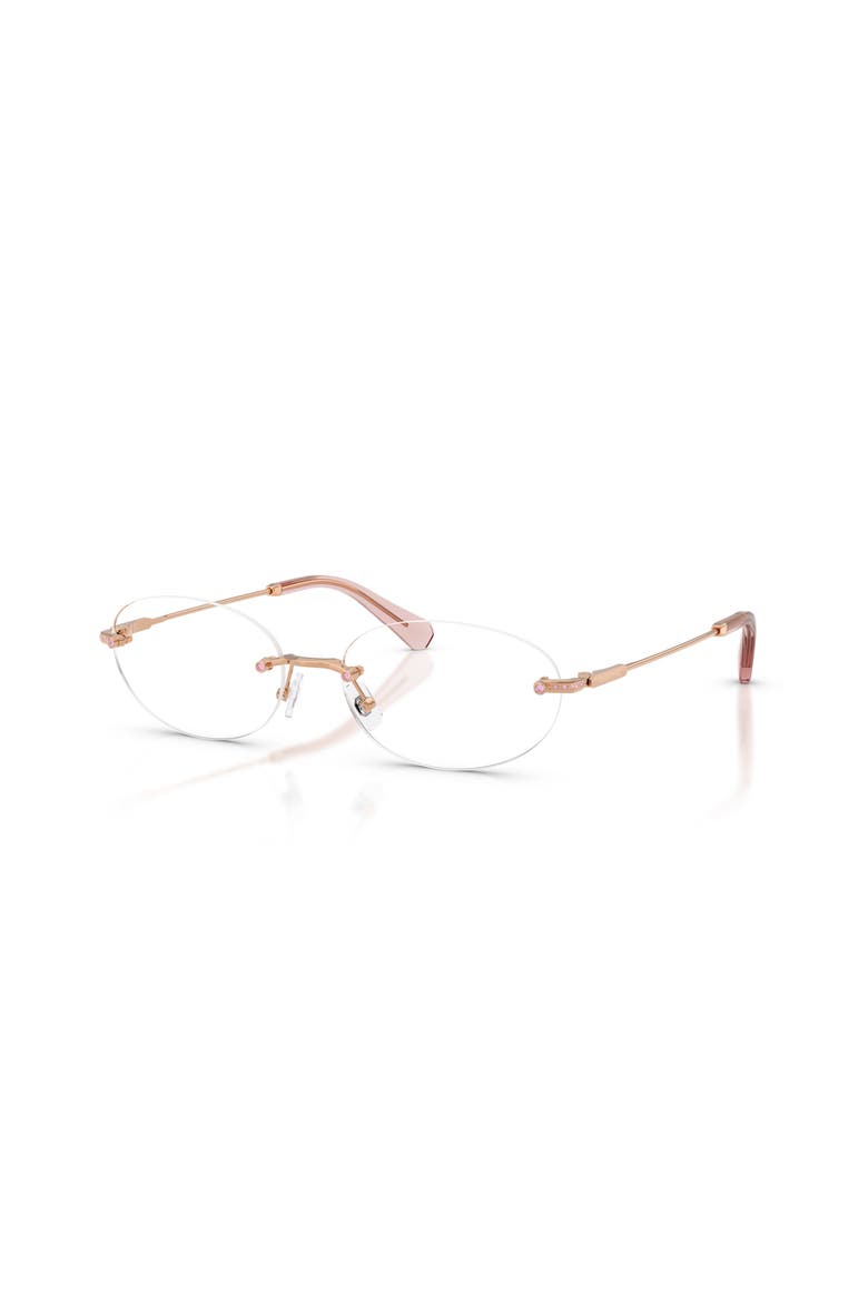 54mm Oval optical glasses, Main, color, Pink