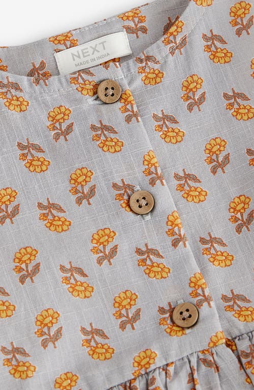 NEXT NEXT KIDS' FLORAL SLEEVELESS COTTON DRESS