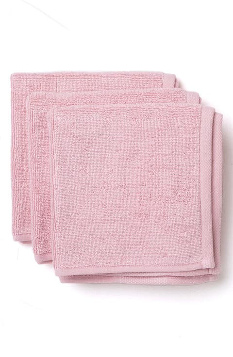 Set of 3 Classic Stretch Face Towels