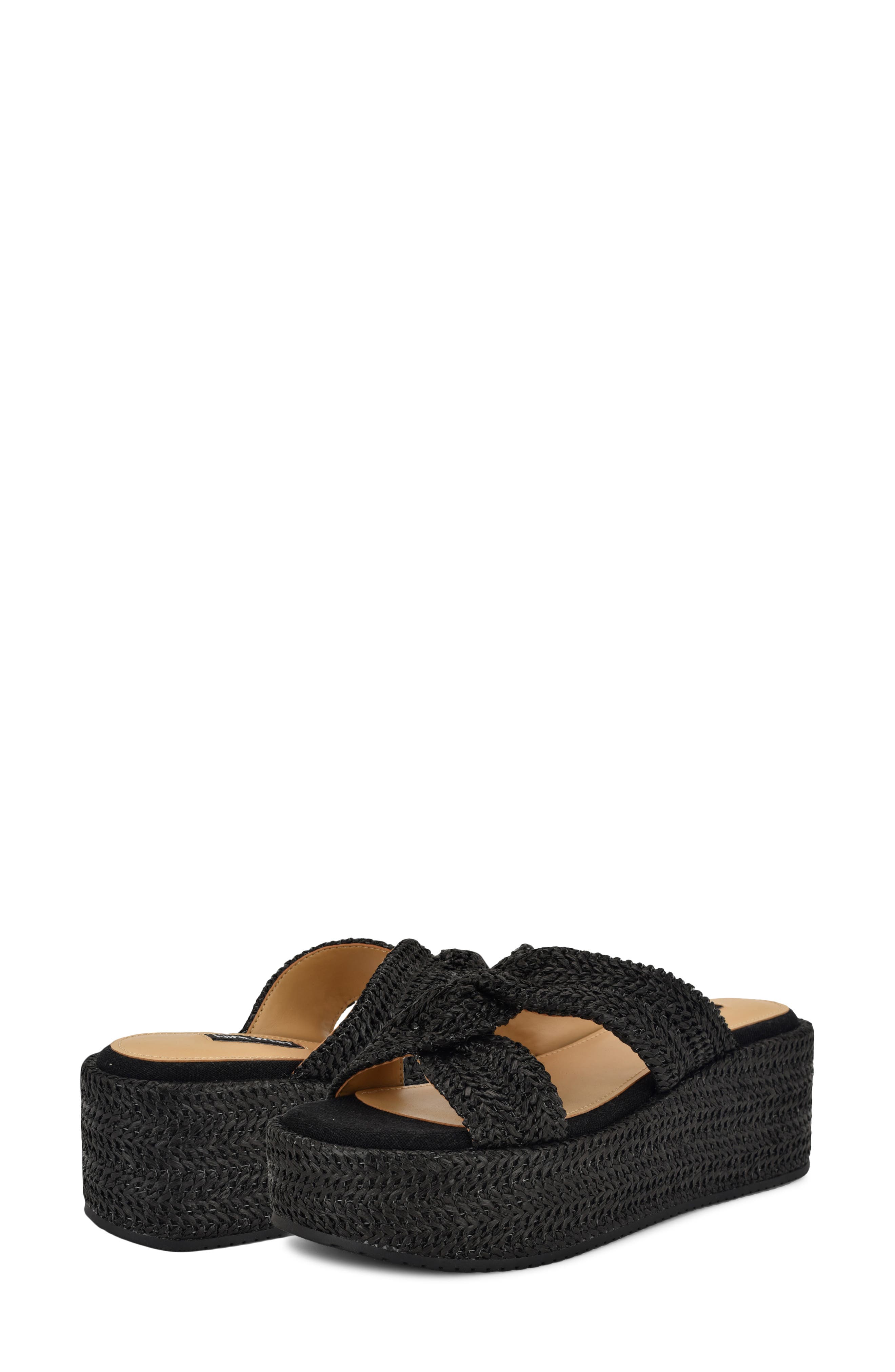 Nine West Cerry Platform Sandal, Alternate, color, 