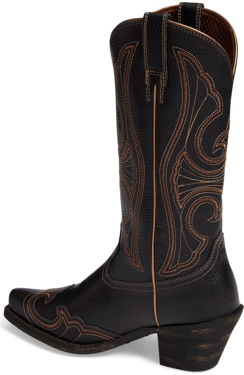 Ariat Round Up D-Toe Wingtip Western Boot, Alternate, color,
