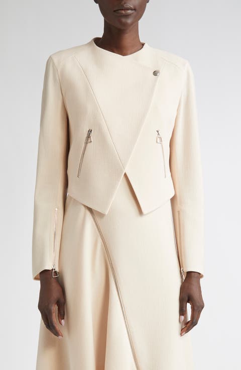 Ariel Double Face Wool Crop Jacket