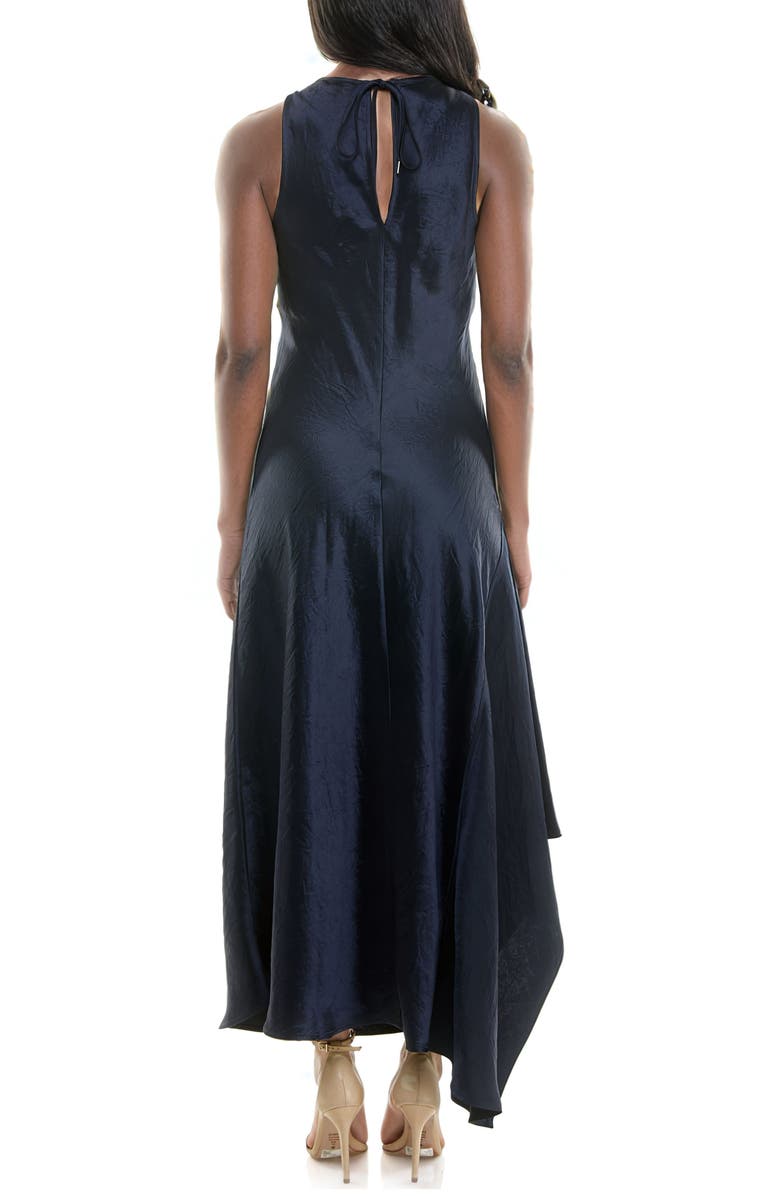 Socialite Sleeveless Bias Cut Satin Maxi Dress, Alternate, color,