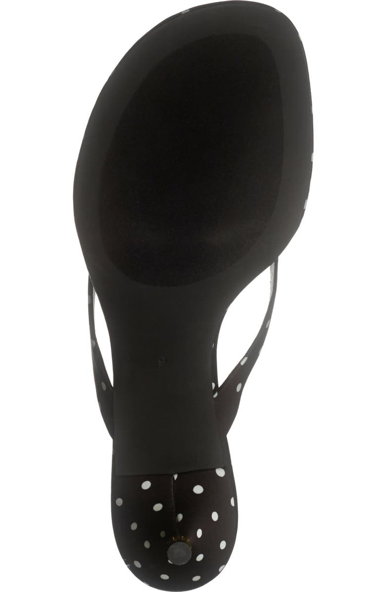 Jeffrey Campbell QT-Pie Flip Flop, Alternate, color, Black White Polka Dots