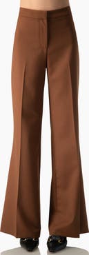 IVONNE High-Rise Semi-Flare Pants