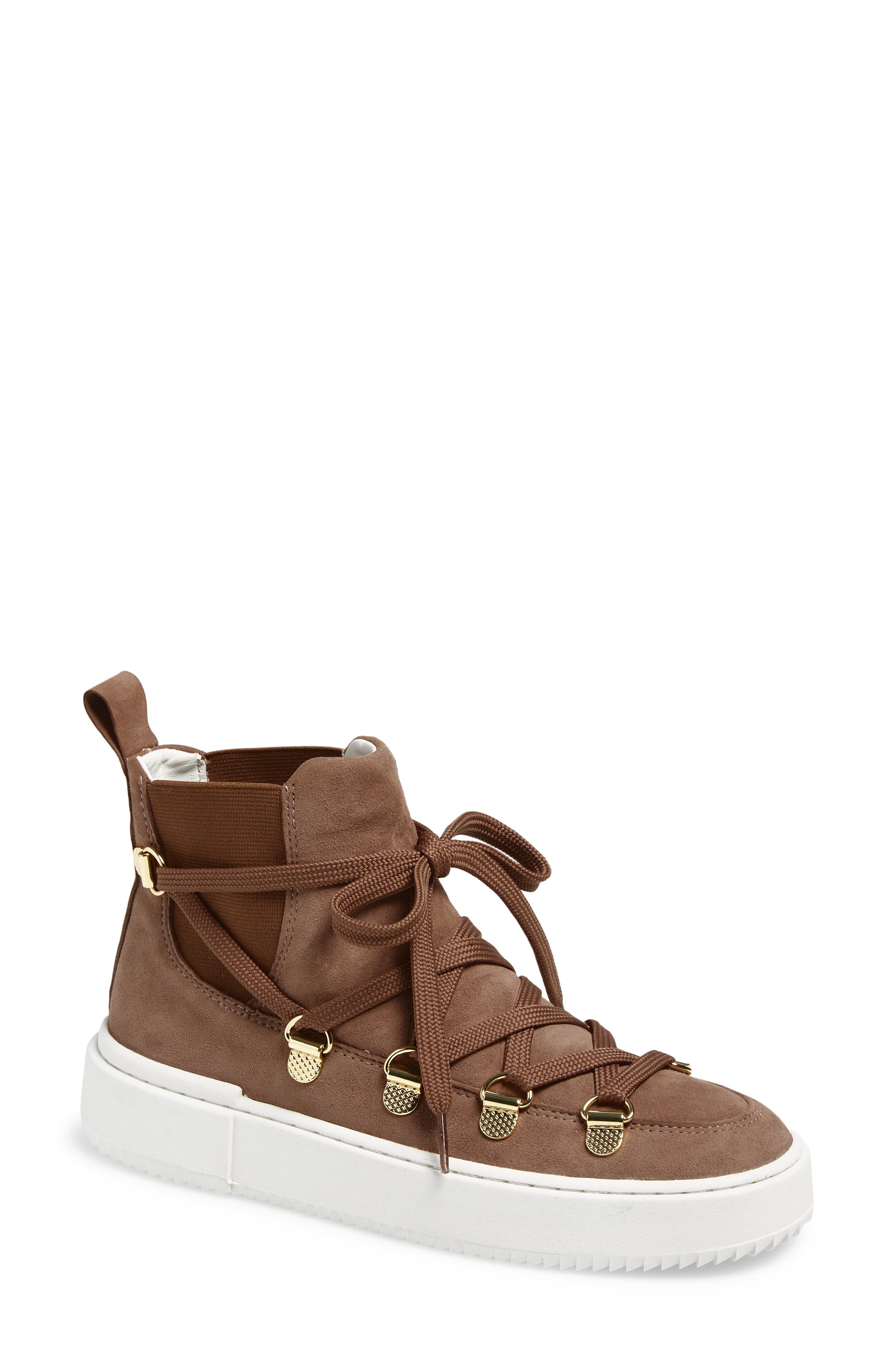 Stuart Weitzman Ziggy High Top Sneaker, Main, color, 
