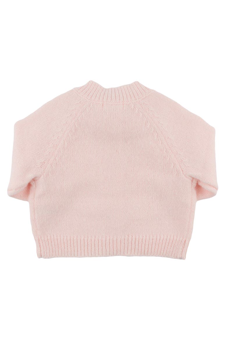 Scandi Bow Cardigan-Toddler, Little Kid, Alternate, color, Baby pink