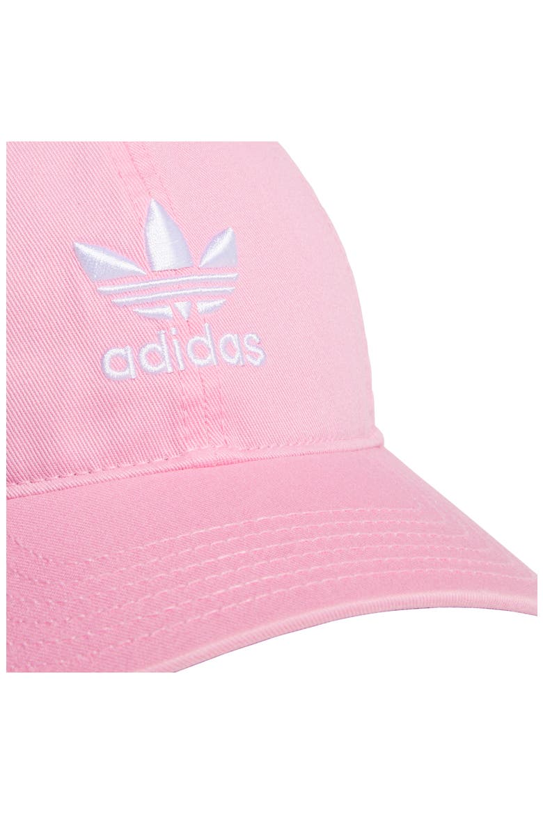 Originals Relaxed Cotton Baseball Cap, Alternate, color, SEMI PINK GLOW/ WHITE