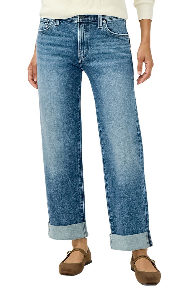 Relaxed Straight Leg Jeans, Main, color, WILLOW